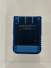 PlayStation 1 Pelican Memory Card Translucent Blue