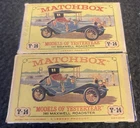 MATCHBOX Y-14 1911 MAXWELL ROADSTER LESNEY LOT OF (2) +BOXES w New Model Version