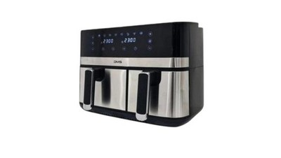DMS  10 L Doppelkammer- Heißluftfritteuse 6/4 L 