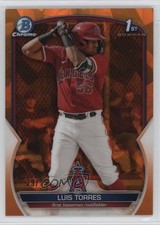 2023 Bowman Chrome Sapphire Prospects Orange 29/75 Luis Torres #BCP-155 1d0h