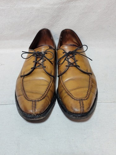 Allen Edmonds Derby geteilte Zehe Ashton walnussbraun Leder Gummisohle Größe 11D - Bild 6 von 16
