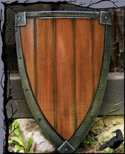 Larp Schild - Kreuzritter/ Crusader Schild Wood 70x50 cm  Epic Armoury