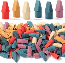 120 Pack Colorful Latex-Free Pencil Eraser Toppers