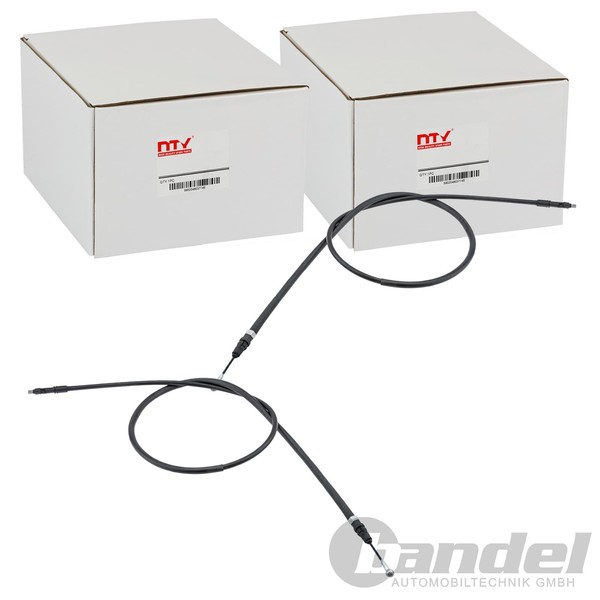 2X NTY Handbremsseile Passend FüR CitroËN Jumpy Fiat Scudo Peugeot Expert-image