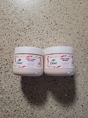 2 Dove Sugar Cookie Sprinkle Limited Edition Body Scrub 15 oz Each 