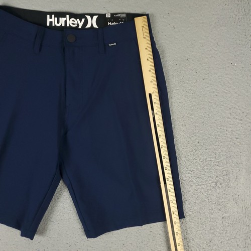 Hurley Shorts Mens Size 29 Blue Hybrid Casual Slash Pockets Flat Front Chino - Picture 5 of 9