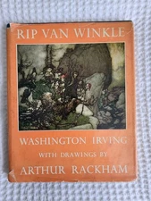 Rip Van Winkle Washington Irving Drawings By Arthur Rackham Hardcover