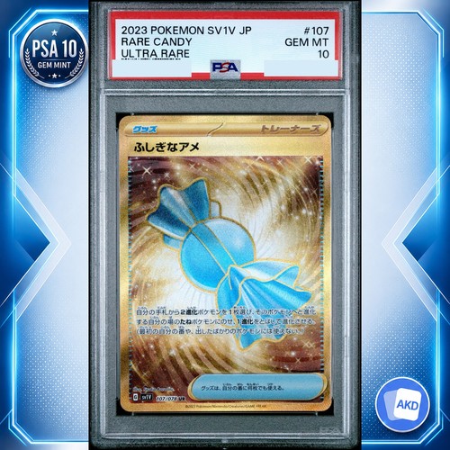 Rare Candy UR SV1V 107/078 PSA 10 Violet ex Pokemon Card Japanese