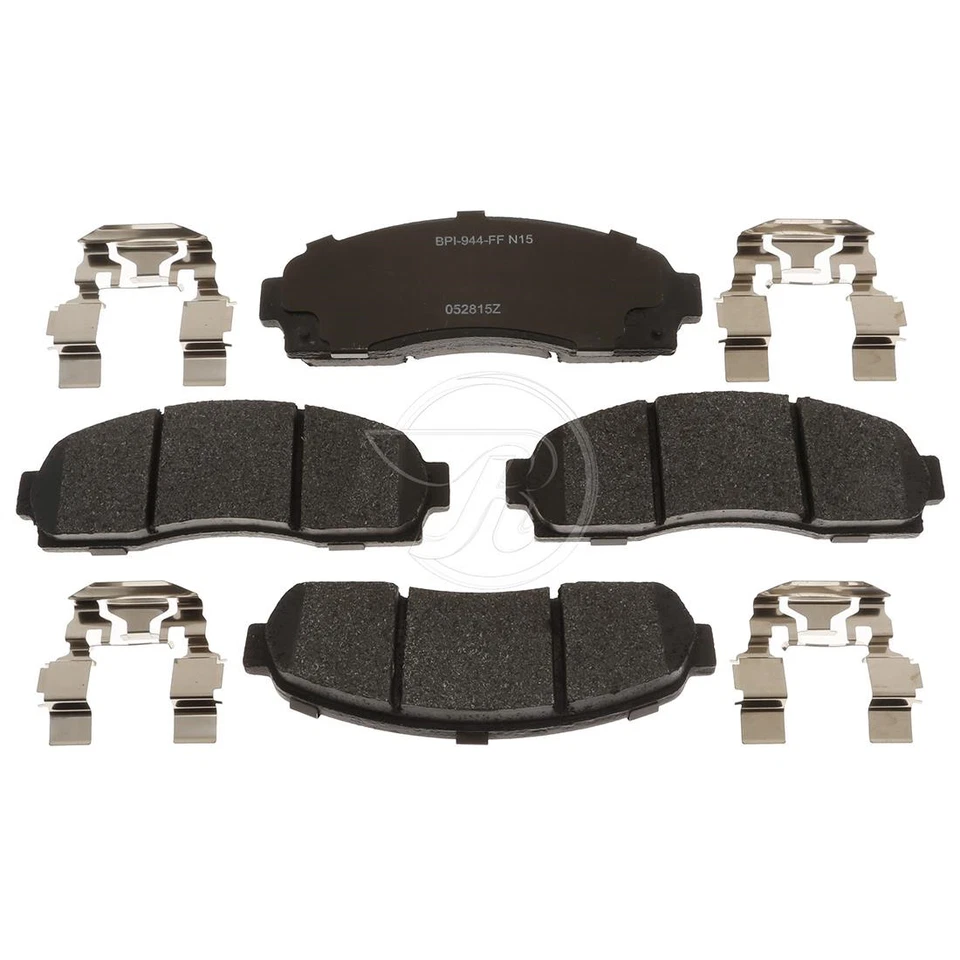 Conjunto de pastilhas de freio a disco dianteiro traseiro sapata de freio a tambor compatível com 2003-2009 Ford Ranger - Imagem 4 de 4