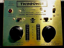 *Vintage!* MRC: TWINPOWER HO Scale Train Control | Model 202 UL W/ DC & AC POSTS