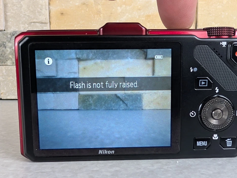 Nikon Coolpix S9300 16.0MP 18x Wide Zoom Full HD Digital Camera RED ! PLS READ ! - Image 4 of 4