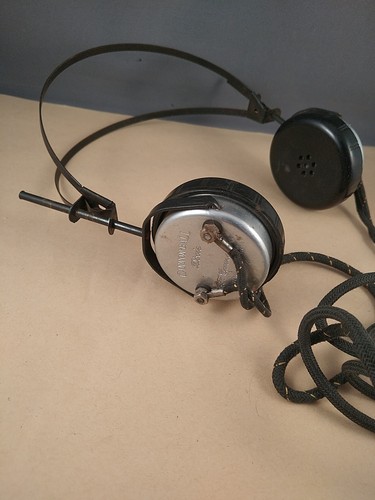 Vintage Cannon-Ball Dixie Radio Kopfhörer Headset hergestellt in den USA ungetestet Amateurfunk Stereo - Bild 6 von 10