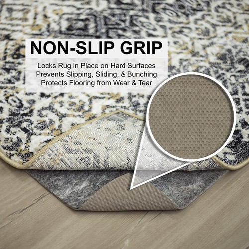 Mohawk Home 2' x 20' Non Slip Rug Pad Gripper 1/4 Thick Dual Surface Felt + R... - Picture 2 of 12