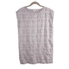 Wilfred Aritzia Blondelle Embroidered Dolman Sleeve Shift Dress Boho Women's S