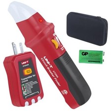 AC Circuit Breaker Finder Tracer Tool Kit with Electrical Integrated Red