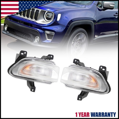 #ad Fit For Jeep Renegade 2015 2018 Front Left amp; Right Park Turn Signal Lamps Lights $34.88
