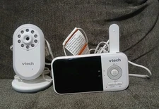 VTech 2.8" Fixed Position Video Baby Monitor VM3258 & Camera W/ Power Cords
