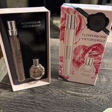 Viktor  Rolf Flowerbomb Eau De Parfum Travel Gift Set for Women 10ml  10ml NEW