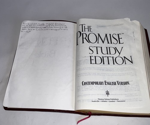 The Promise Study Edition, CEV, Nelson 3595 (Gen Bonded Leather, 1996, Thomas N) - Bild 7 von 7