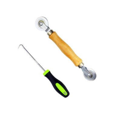 2 Stück Mesh Screen Window Door Installation Tool Bildschirm Spline Roller Tools