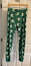 Hanna Andersson Star Wars Baby Yoda Pajama PJ Pants Only Unisex Adult XL