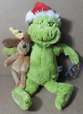  AURORA DR.SEUSS EXCLUSIVE GRINCH  HIS BABY PLUSH ORIGINAL NEW 