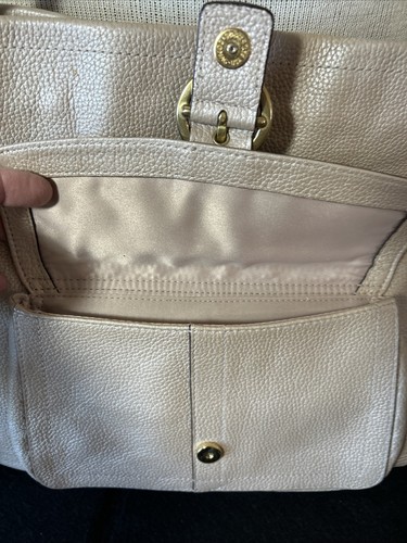 Coach Penelope Buckle N/S Tote 18889 Handtasche Geldbeutel Champagner - Bild 10 von 13
