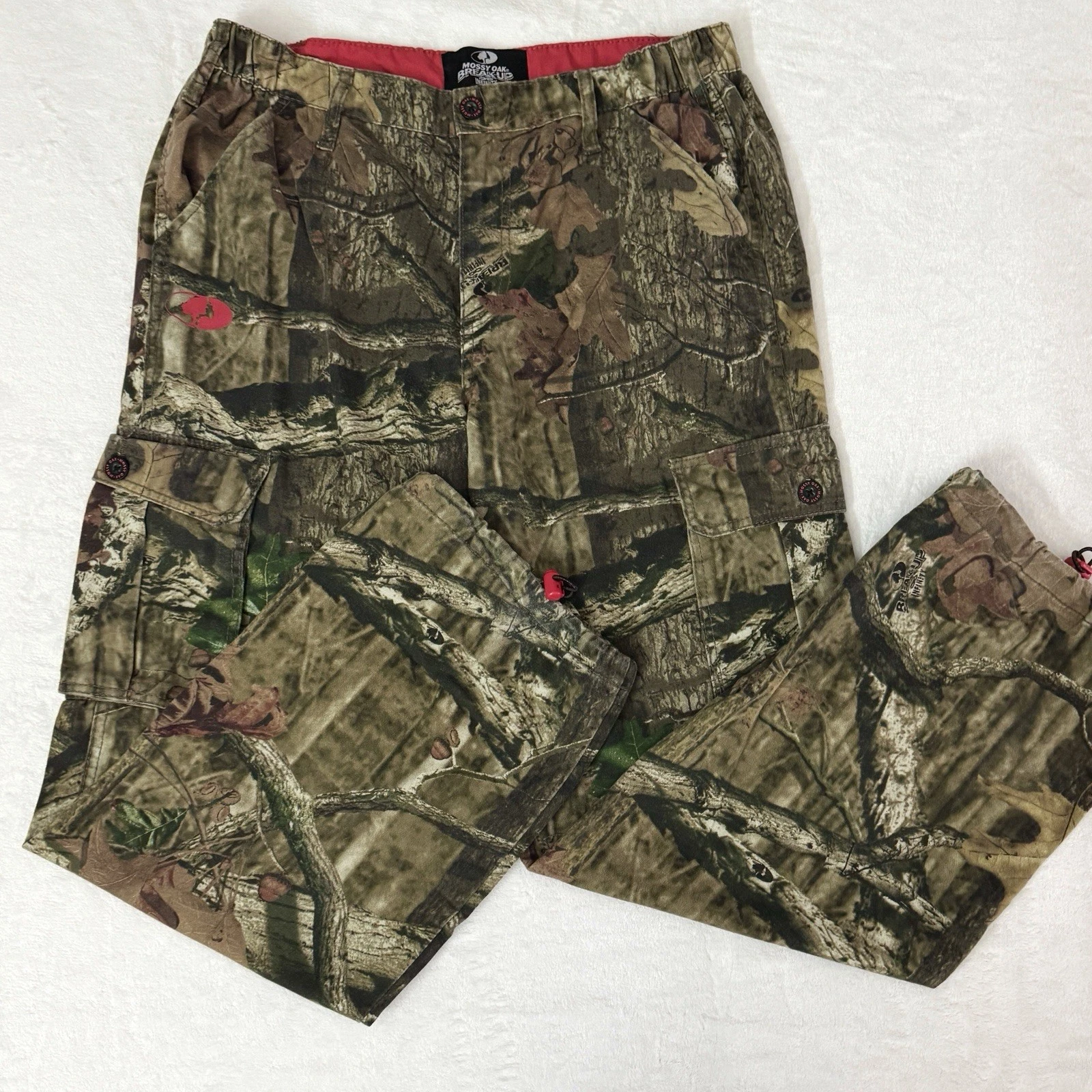 Mossy Oak Pants Mens M Break-Up Camo Cargo Hunting Outdoor Workwear Streetwear