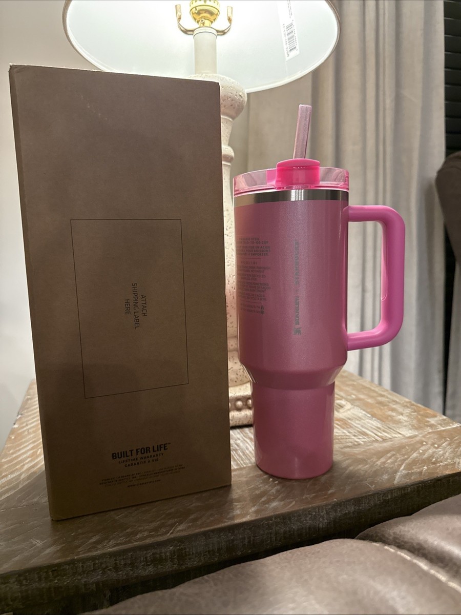 バブルスター　パーキー Stanley x Starbucks Exclusive 2024 Pink 40oz Tumbler NEW Fast Ship