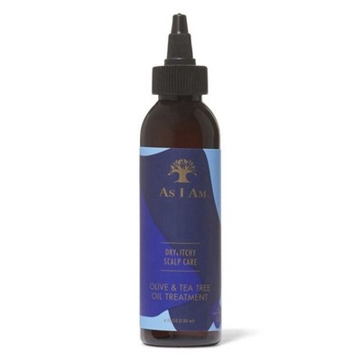 As I Am Dry & Itchy Scalp Care Oil Treatment Olive & Tea Tree Oil 4 fl oz