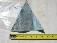 Paolo Soleri 6" Replacement Fin for Bronze or Ceramic Wind Bell Natural Patina D