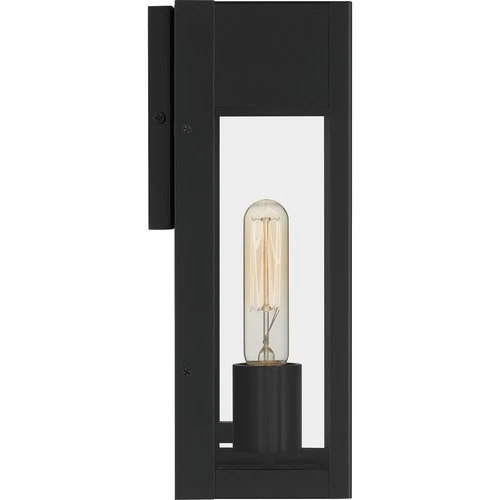 Maren 1-Light Outdoor Wall Mount in Matte Black - Picture 4 of 7