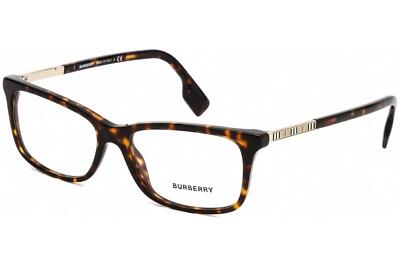 Burberry Eyeglasses BE2337 3002 52mm Dark Havana / Demo Lens  display picture 2