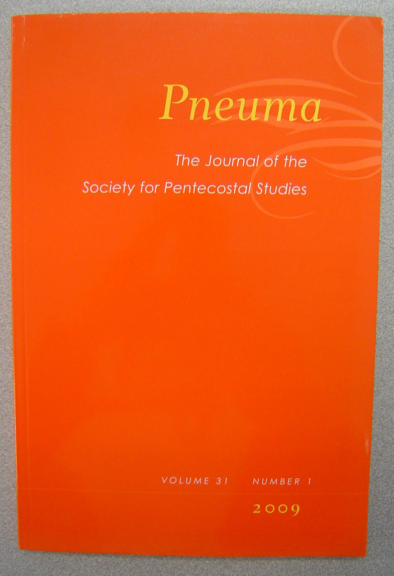 Pneuma - Vol. 31 No. 1 2009 - Journal of Society for Pentecostal 