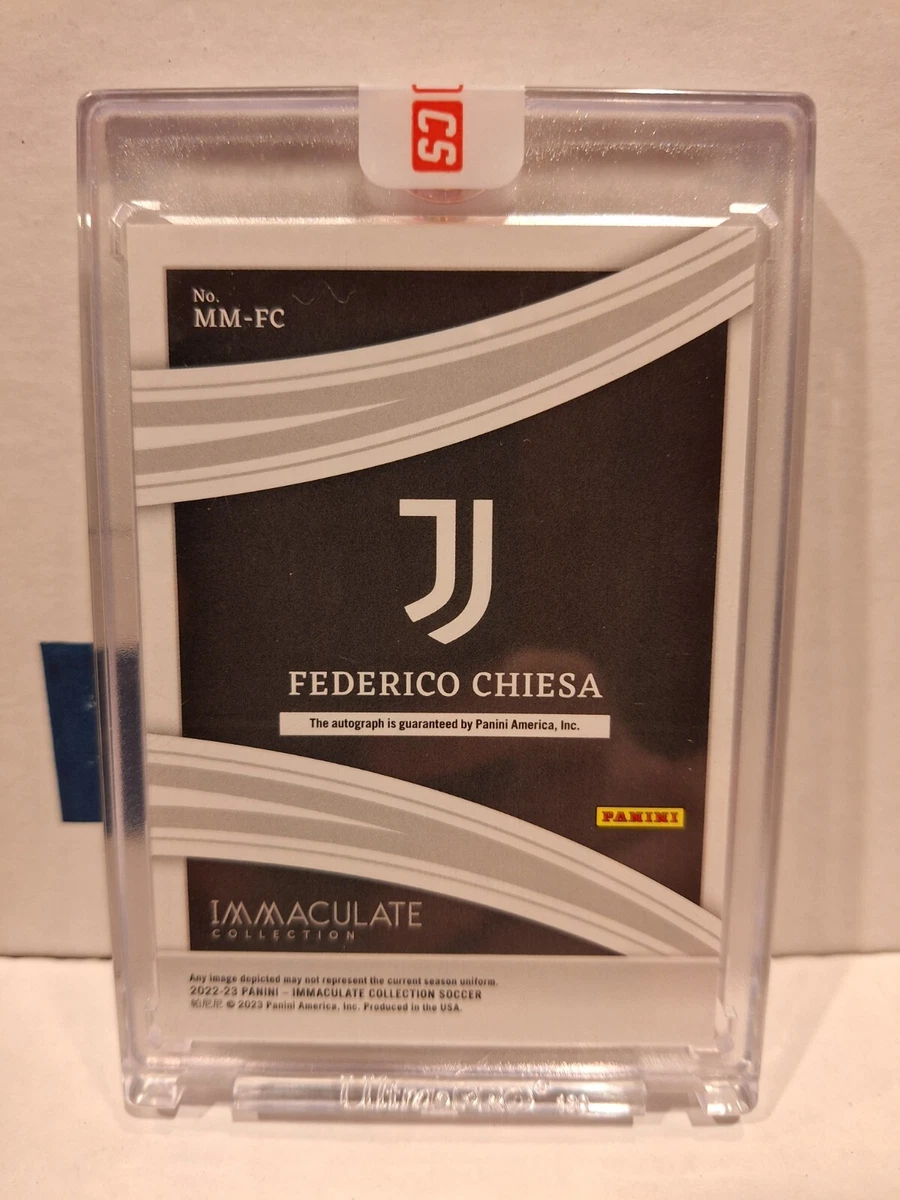 2022-23 Panini Immaculate Federico Chiesa Gold Modern Marks Auto 