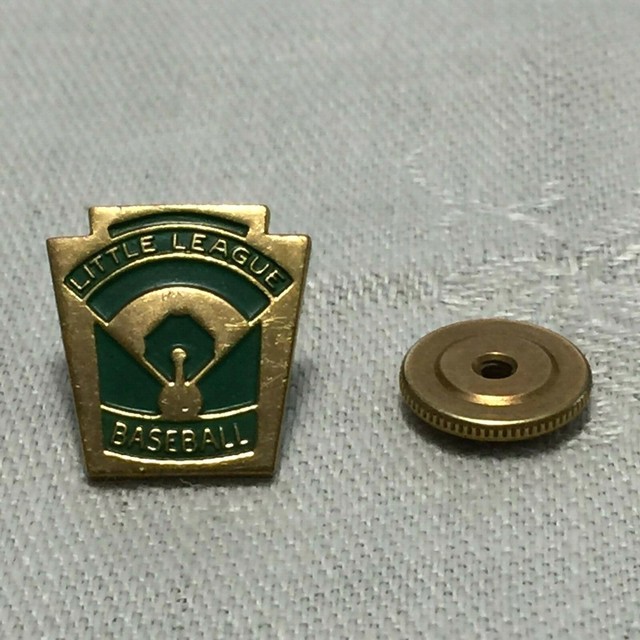 Little League Baseball Hat Lapel Pin Screwback Vintage 193040's