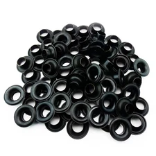 C.S. Osborne Black Grommets & Washers #B1-00 Size 00 (3/16" Hole) 144 Sets