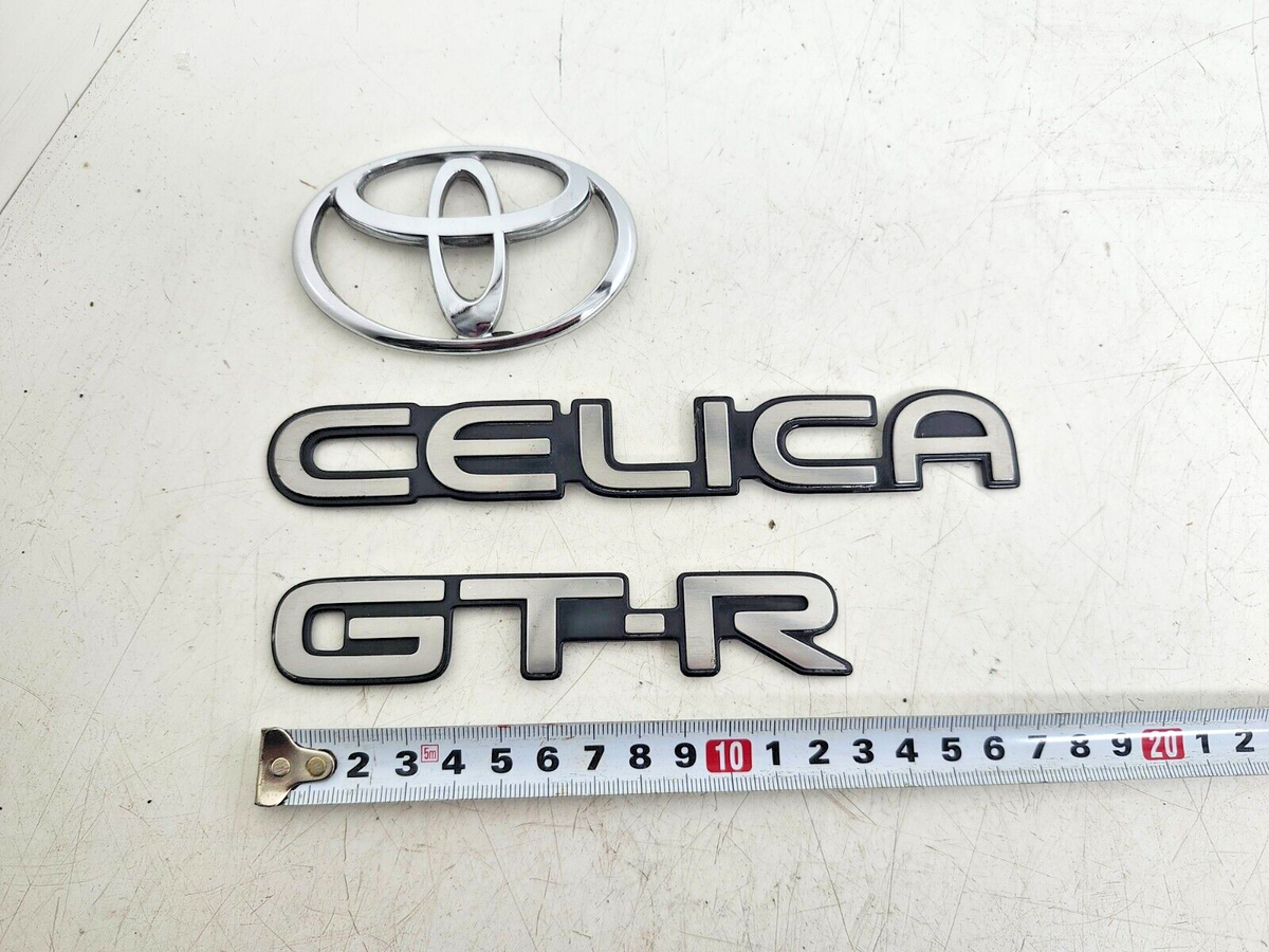 JDM TOYOTA CELICA ST185 ORIGINAL GT-R TRUNK EMBLEMS OEM | eBay