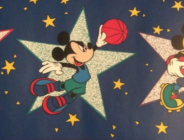 Mickey Mouse Superstar Wallpaper Border Trim 5 yards 4 Rolls | eBay