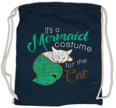 Modern Mermaid Cat Turnbeutel Cameron Family Fun Meerjungfrauen Kostüm Katzen