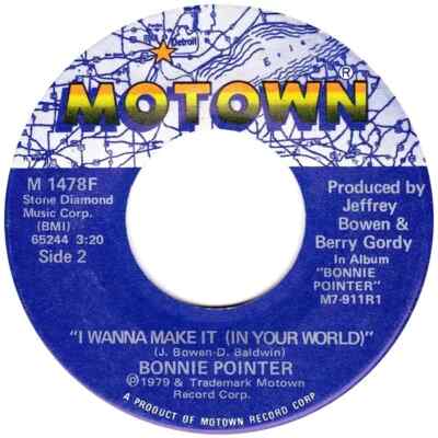 Bonnie Pointer I Cant Help Myself (Sugar Pie, Honey Bunch) Vinyl Single 7inch