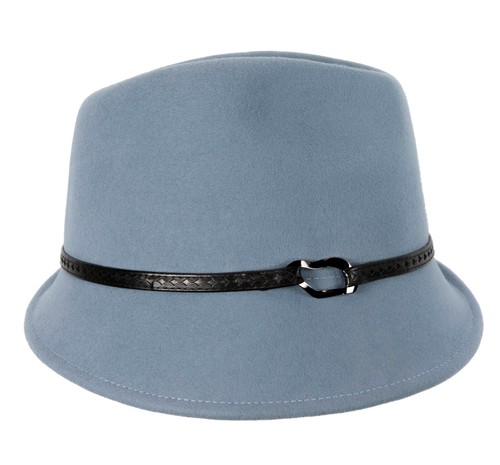 Blue Felt Fedora hat by Max Alexander 100% Australian Owned Family Business - Picture 5 of 7