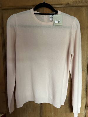 Brand New Medium Munrospun Classic Crew Cherry Blossom Pink