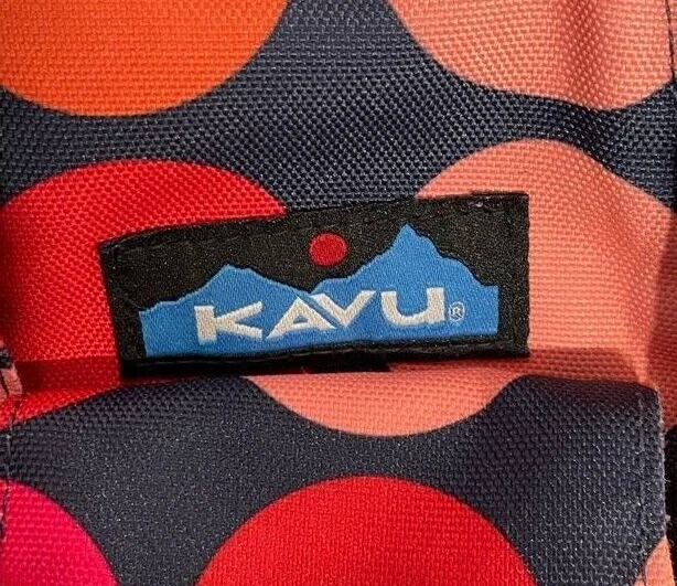 Bolsa estilingue de corda Kavu círculos laranja - Imagem 2 de 4