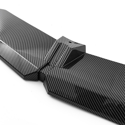 For Chevy Corvette C8 2020-UP Carbon Fiber Style Front Bumper Lip Splitter - Picture 11 of 12