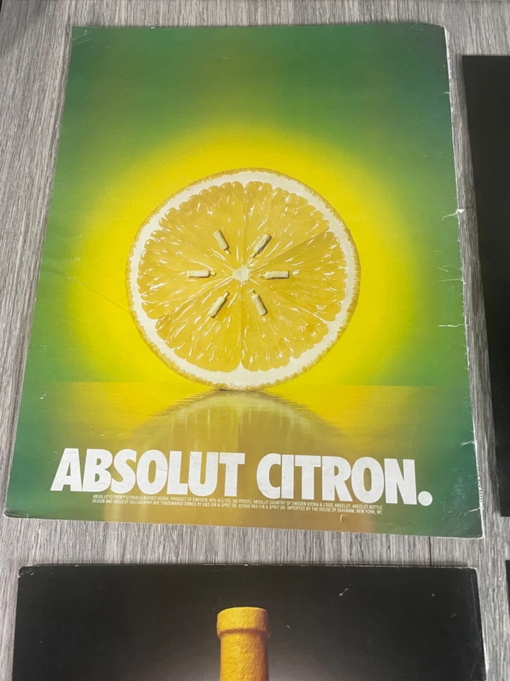 Absolut Vodka Magazine Advertisement Lot fo 40 Different Ads see pics - Image 2 of 4