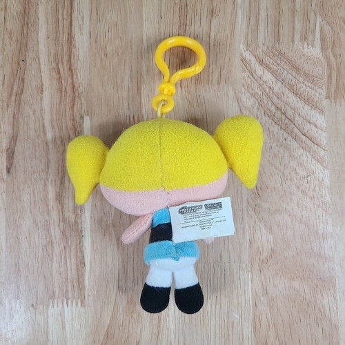 Vintage Powerpuff Girls Bubbles Plush Keychain 4.5” Trendmasters s01 Season 1 - Picture 4 of 10