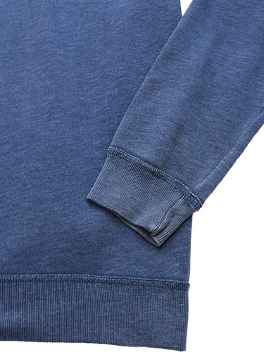 VTG Hollister Hoodie Womens Medium 90s Y2K Blue Graphic Preppy Fitted Sweatshirt - Picture 10 of 12