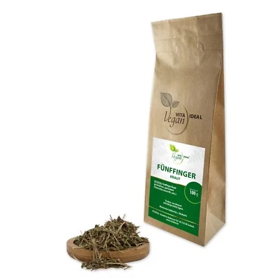 VITA IDEAL Vegan® FÜNFFINGER Kraut GOLD geschnitten Potentilla aurea Kräuter Tee