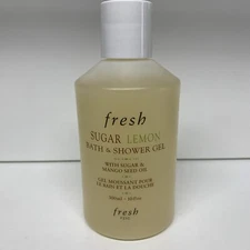 FRESH SUGAR LEMON BATH & SHOWER GEL WITH SUGAR & MONGO SEED OIL 10oz / 300ml